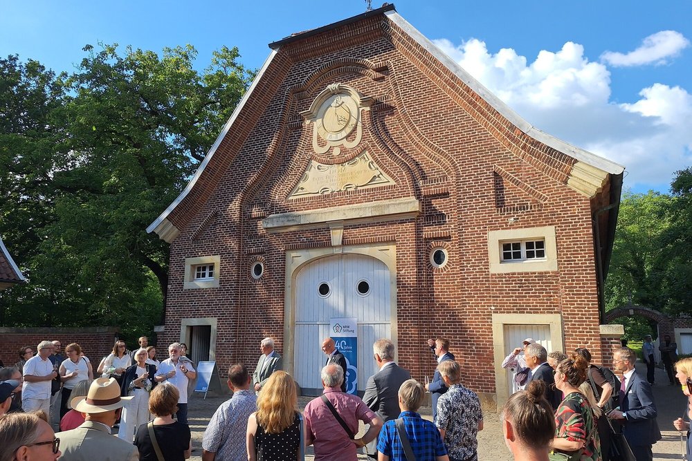 Am 1. Juli konnte der erste Teil des geplanten Ausstellungsensembles im Rüschhaus eröffnet werden.