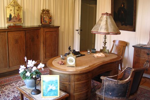 Arbeitszimmer in Konrad-Adenauer-Haus in Rhöndorf