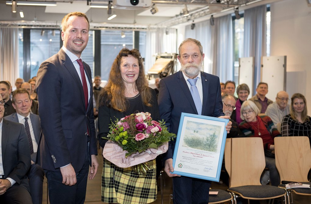 Vorstellung der Regionalbotschafter der NRW-Stiftung Ehepaar Ditsche im Technikmuseum Freudenberg am 11.04
