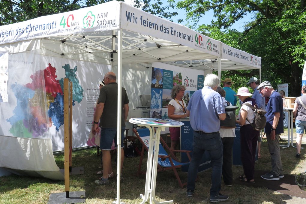 Infostand der NRW-Stiftung Biologische Station Kreis Recklinghausen Juli 2026