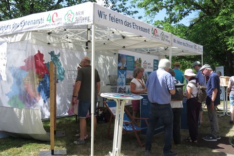 Infostand der NRW-Stiftung Biologische Station Kreis Recklinghausen Juli 2026