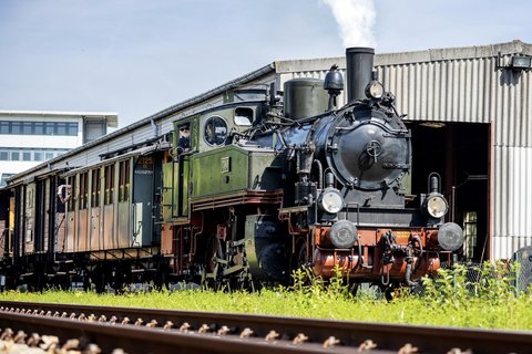 Bahnhof der Museums-Eisenbahn Minden am 24.05.2026