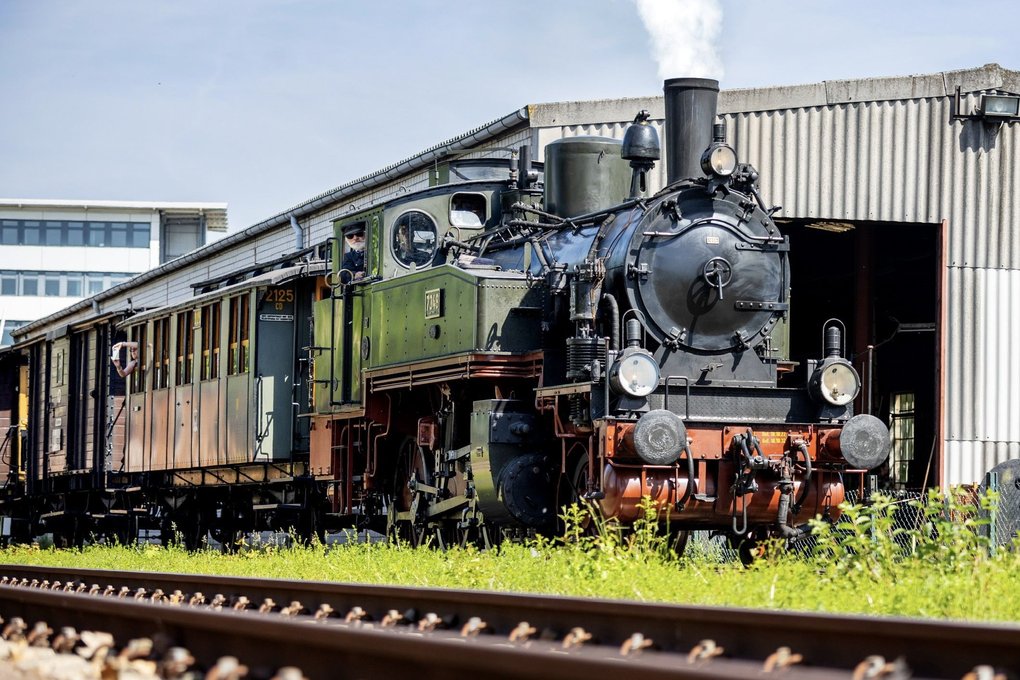 Bahnhof der Museums-Eisenbahn Minden am 24.05.2026