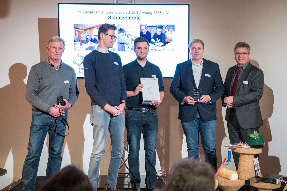 Preisträger des Publikumspreises des Ehrenamtspreis NRW 2019: Die St. Sebastian Schützenbruderschaft Schwaney 1733 e. V. aus Altenbeken