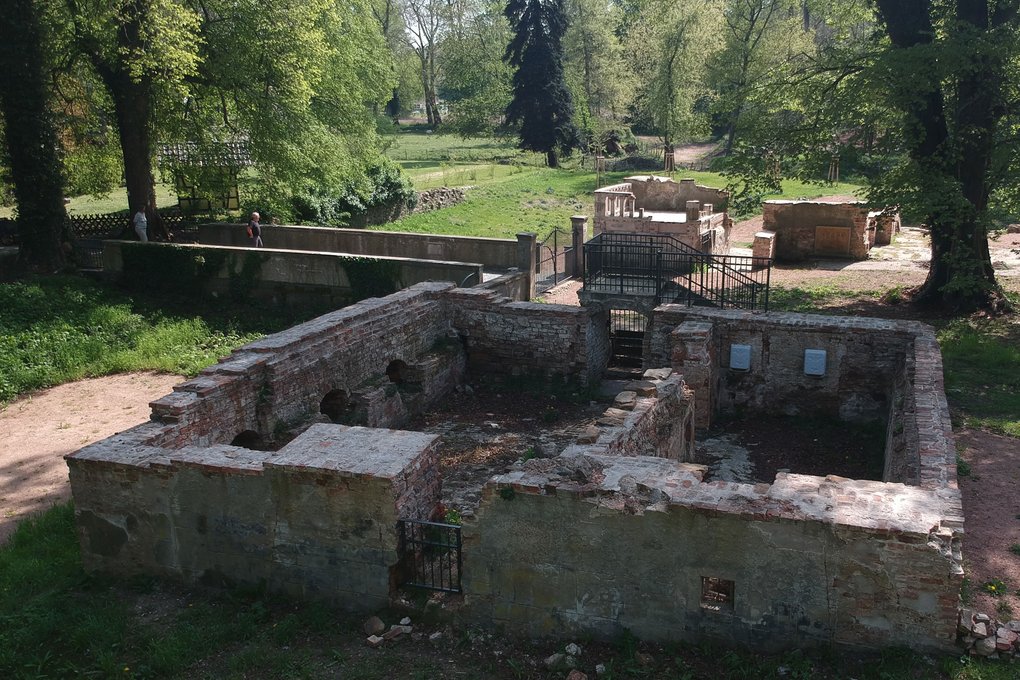 Ruine der Ellerburg in Espelkamp-Fiestel