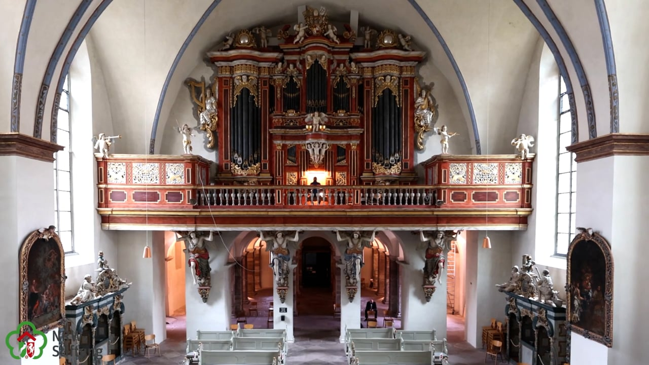 „Adeste fideles“ auf der Orgel in Corvey