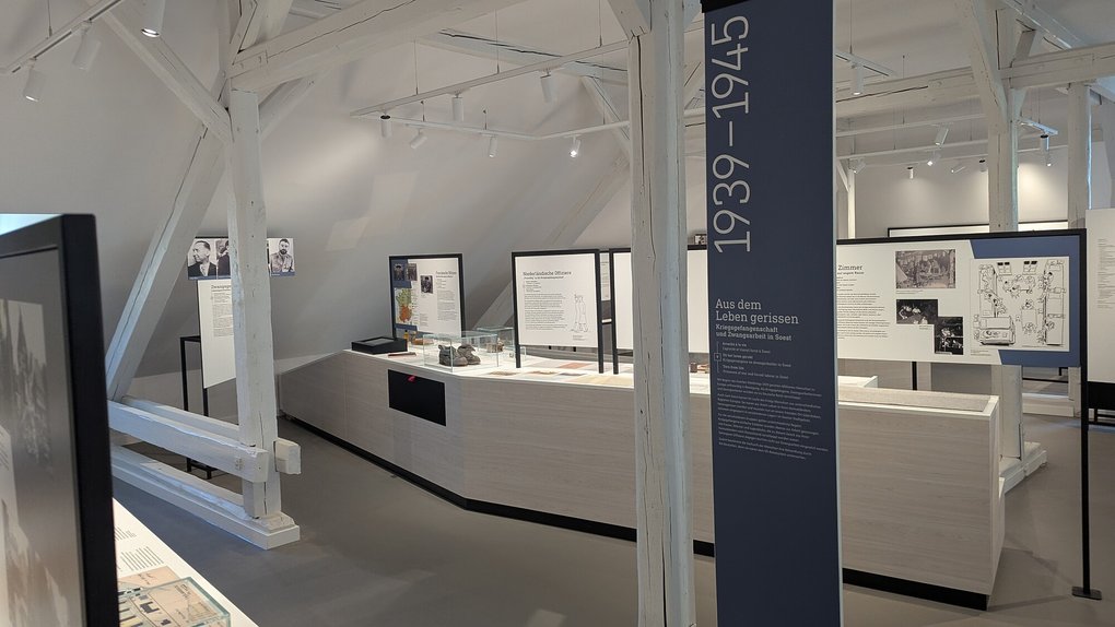 Der Ausstellungsbereich im Museum für Zeitgeschichte ist in fünf Bereiche gegliedert.