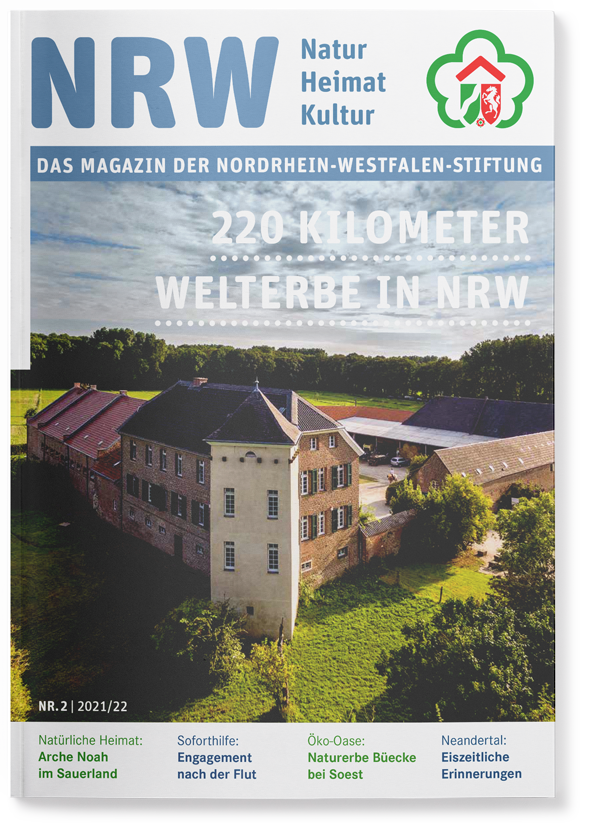 Cover des Stiftungsmagazins 2-2021 der NRW-Stiftung